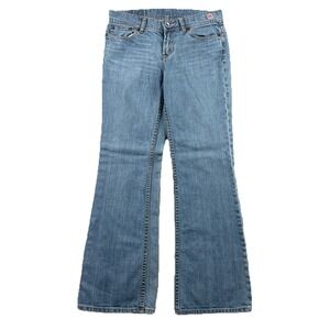 Vintage X2 Jeans Women's‎ 10 Blue Low Rise Flare Leg Y2K Grunge Denim